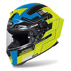AIROH GP 550S Challenge matná modrá/žlutá 2022 M (57-58)
