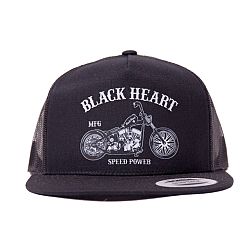 BLACK HEART Bobber BLK Trucker čierna