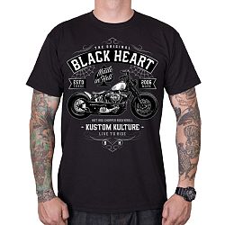 BLACK HEART Moto Kult čierna - 3XL