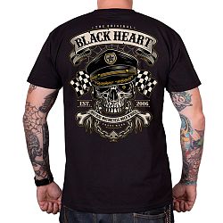BLACK HEART Old School Racer čierna - 3XL