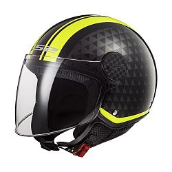 LS2 OF558 Sphere Lux Crush Black H-V Yellow - S (55-56)