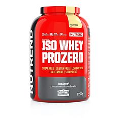 Nutrend ISO WHEY Prozero 2250 g slaný karamel