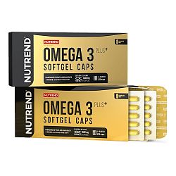 Nutrend Omega 3 PLUS Softgel Caps 120 kapslí