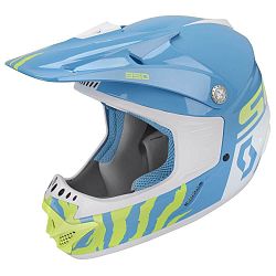 Scott MOTO 350 Race Kids blue-white - S (47-48)