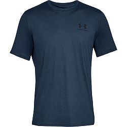 Under Armour Sportstyle Left Chest SS Academy/Black - S