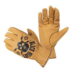 W-TEC Black Heart Skull Gloves camel - XL