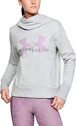 Mikina s kapucňou Under Armour Cotton Fleece Sportstyle Logo hoodie 1321185-013 Veľkosť XS