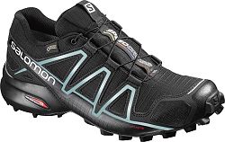 Trailové topánky Salomon SPEEDCROSS 4 GTX® W BLACK/BK/Metallic B l38318700 Veľkosť 36,7 EU