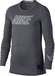 Tričko s dlhým rukávom Nike B NP TOP LS COMP 858232-065 Veľkosť M