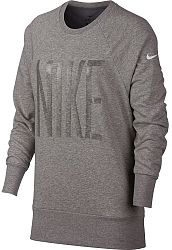 Tričko s dlhým rukávom Nike W NK DRY TOP CREW GRX HO 929684-063 Veľkosť XS