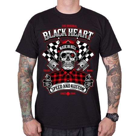 BLACK HEART Speed and Kustom čierna - XL