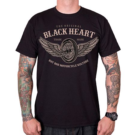 BLACK HEART Wings čierna - M