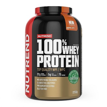Nutrend 100% WHEY Protein 2250g jahoda