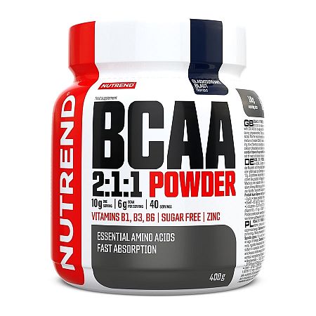 Nutrend BCAA 2:1:1 Powder 400 g čierna ríbezľa