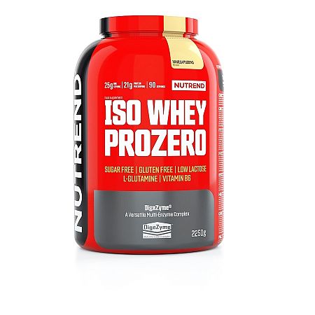 Nutrend ISO WHEY Prozero 2250 g slaný karamel