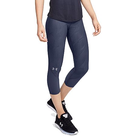 Under Armour W Fly Fast Jacquard Crop Blue Ink - S