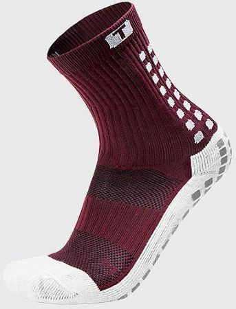 Ponožky Trusox CRW300 Mid-Calf Thin Burgundy crw300sthinburgundy Veľkosť L