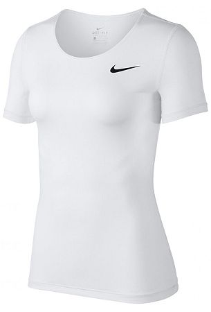 Tričko Nike W NP TOP SS ALL OVER MESH 889540-100 Veľkosť XL