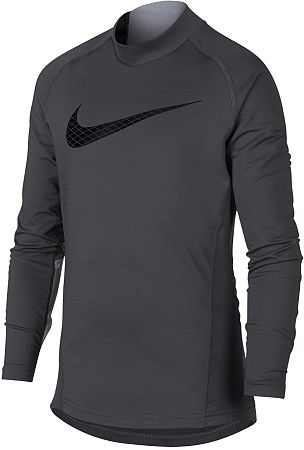 Tričko s dlhým rukávom Nike B NP WM TOP LS MOCK GFX ah3997-021 Veľkosť XL
