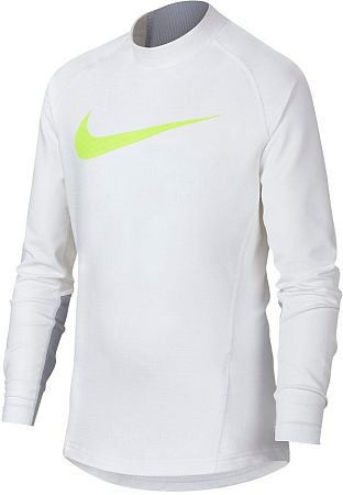 Tričko s dlhým rukávom Nike B NP WM TOP LS MOCK GFX ah3997-100 Veľkosť XS