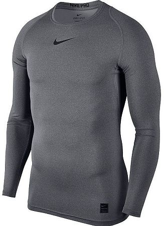 Tričko s dlhým rukávom Nike M NP TOP LS COMP 838077-091 Veľkosť 4XL